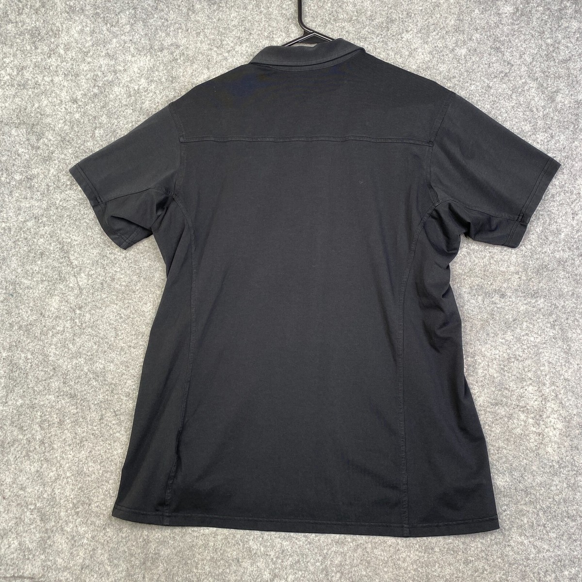 トップス ARC'TERYX Captive Polo Eris Polo ARCTERYX MENS CAPTIVE LONG SLEEVE POLO SHIRT BLACK/BLACK