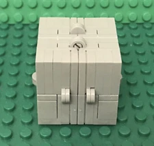 Lego Light Bluish Gray Infinity Folding Fidget Cube / Packet Size Handheld Toy