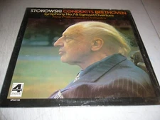 STOKOWSKI CONDUCTS BEETHOVEN NEW PHILHARMONIC ORCH LP NM London SPC-21139 1975