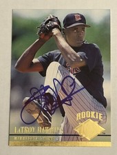 LaTroy Hawkins 1994 Fleer Ultra Authentic Signed Autograph Auto RC Card Twins 🔥