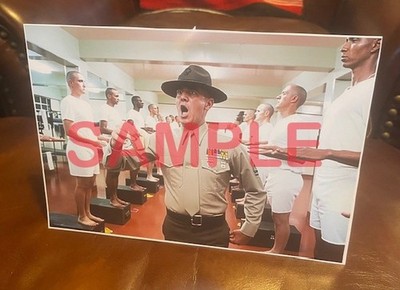Full Metal Jacket Movie W-Gunner Sergeant R. Lee Ermey Tabletop Display Standee