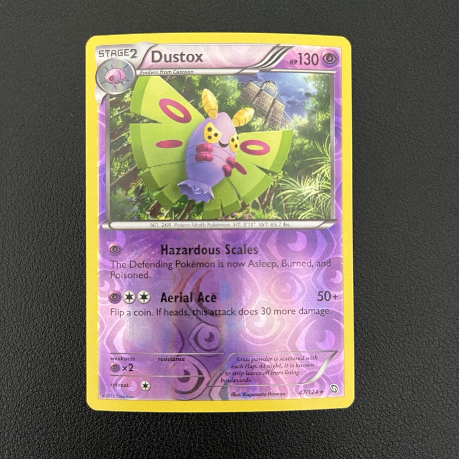 Pokémon TCG Dustox Dragons Exalted 47/124 Rare Reverse Holo - LP