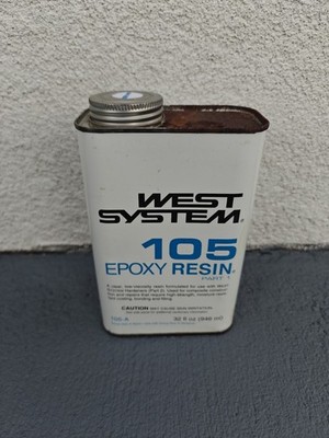 West System 105 Epoxy Resin Quart 655-105A  Part A Only NEW
