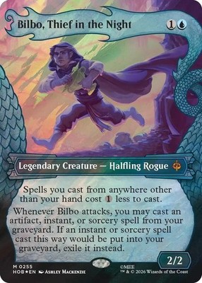 MTG : The Hobbit : Bilbo, Thief in the Night (#255) surge foil & borderless