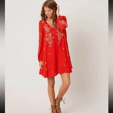 Free People Women's Embroidered Sweet Tennessee Dress