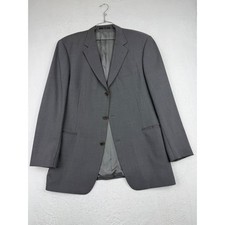 Hugo Boss Mens 42R Gray 3-Button Blazer Suit Jacket Made in USA