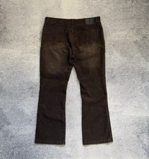 Yves Saint Laurent YSL Corduroy Pants Men  s 36x32 Brown Vintage Flared Logo