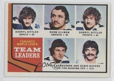 1974 Topps Team Leaders Darryl Sittler Norm Ullman Paul Henderson #219 HOF 0c4