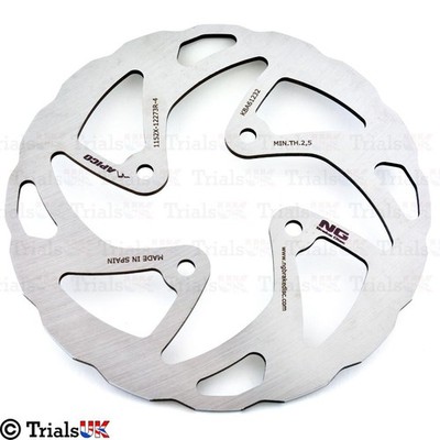 NG RACING WAVY Rear Brake Disc for Beta Evo 2T/Evo 4T from 2009 Onwards