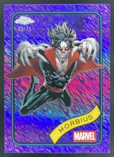 2025 Topps Chrome Marvel Purple Shimmer Refractor #166 Morbius /75