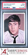1964 BEATLES DIARY #52A JOHN LENNON PSA 8