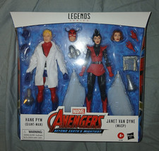 MARVEL LEGENDS HANK PYM  GIANT-MAN  JANET VAN DYNE  WASP  6  FIGURE SET HASBRO