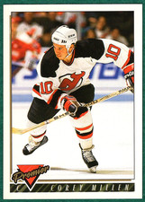 Corey Millen - 1993-94 Topps Premier #493 - New Jersey Devils Hockey Card
