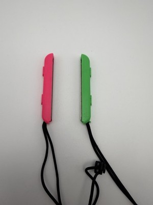 Joy Con Handgelenksschlaufen für Nintendo Switch Neon Pink Grün Blitzversand