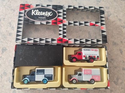 Lledo Kleenex Tissues Collection Die-Cast Van Set - Boxed 3 Vehicle Gift Set