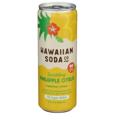 (Pack of 12) Hawaiian Soda Co Passion Orange Guava Functional Soda 12 Fl Oz