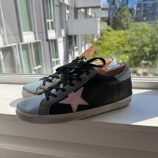 Golden Goose Black Leather Athletic Shoes for Women for sale | eBay