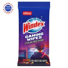 Windex Gaming Cleaning Wipes 25 Count Pre-Moistened Instantly Gear Electronics