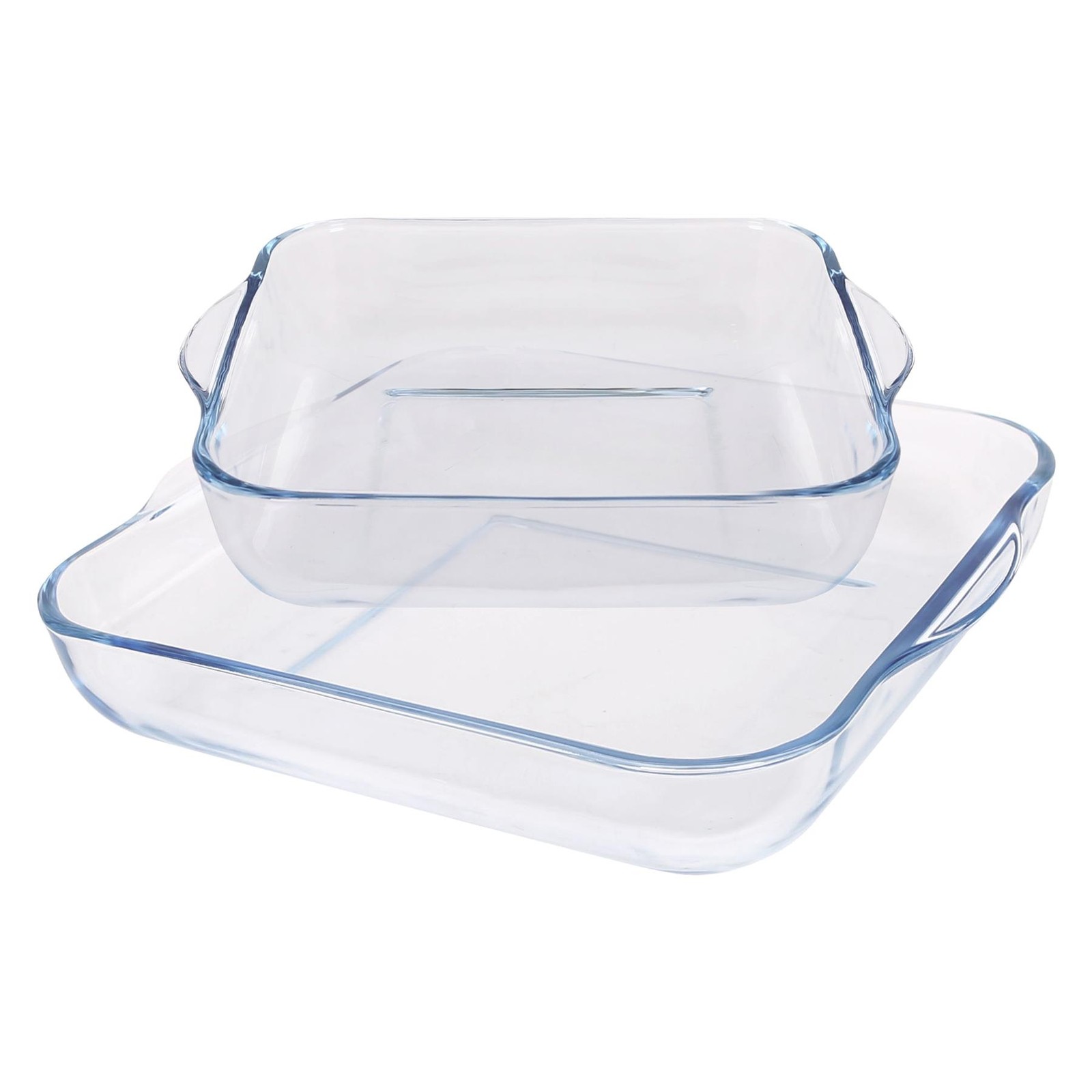 2 Pack Square Glass Oven Dish Set - 2 Sizes