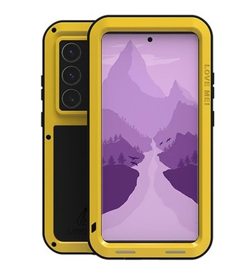 LOVE MEI for Samsung Galaxy S24 Ultra Metal Case,Outdoor Heavy Duty Rugged Alumi