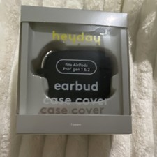 heyday Earbud Case Cover Black for AirPods Pro Gen 1  2