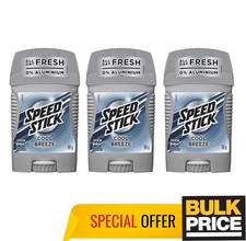Mennen Speed Stick Cool Breeze Deodorant Alu-Free 24H Odor Protection 50g 3-Pack
