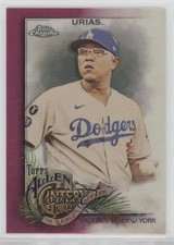 2022 Topps Allen & Ginter Chrome Magenta Refractor 45/199 Julio Urias #299 yf0