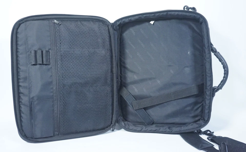 Vintage Caselogic Leder 14" Laptop Tasche Notebook Case schwarz - Bild 3 von 4