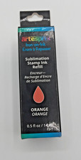Artesprix Iron-On Sublimation Stamp Ink Refill Orange 14ml Arts Crafts
