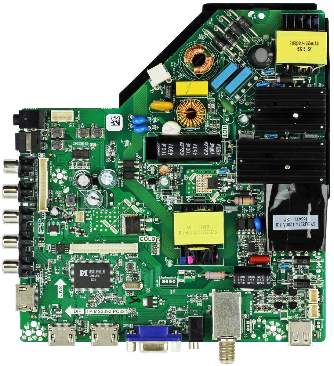 Westinghouse Main Board / Power Board for DWM55F1G1 Version TW