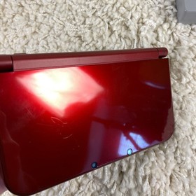 Nintendo &ldquo;New&rdquo; 3DS XL Metallic Red Handheld Console System RED-001 Tested