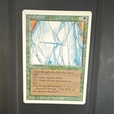 Magic: The Gathering Wall of Ice Creature Green Regular Wizards Richard Thomas