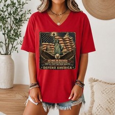 We May Be Old Men Shirt,Defend America T-Shirt,Patriotic Veteran Tee,Statue of L