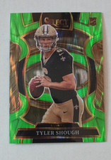 Panini Select 2025 Neon Green Prizm Rookie Tyler Shough Saints #41 Serial 699