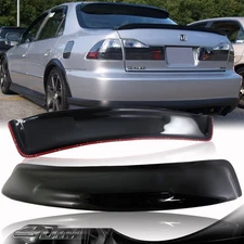 Black Acrylic Rear Roof Window Visor Spoiler For 1998-2002 Honda Accord 4 Door