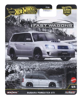 2025 HOT WHEELS PREMIUM SUBARU FORESTER STI WAGON FAST WAGONS 5/5