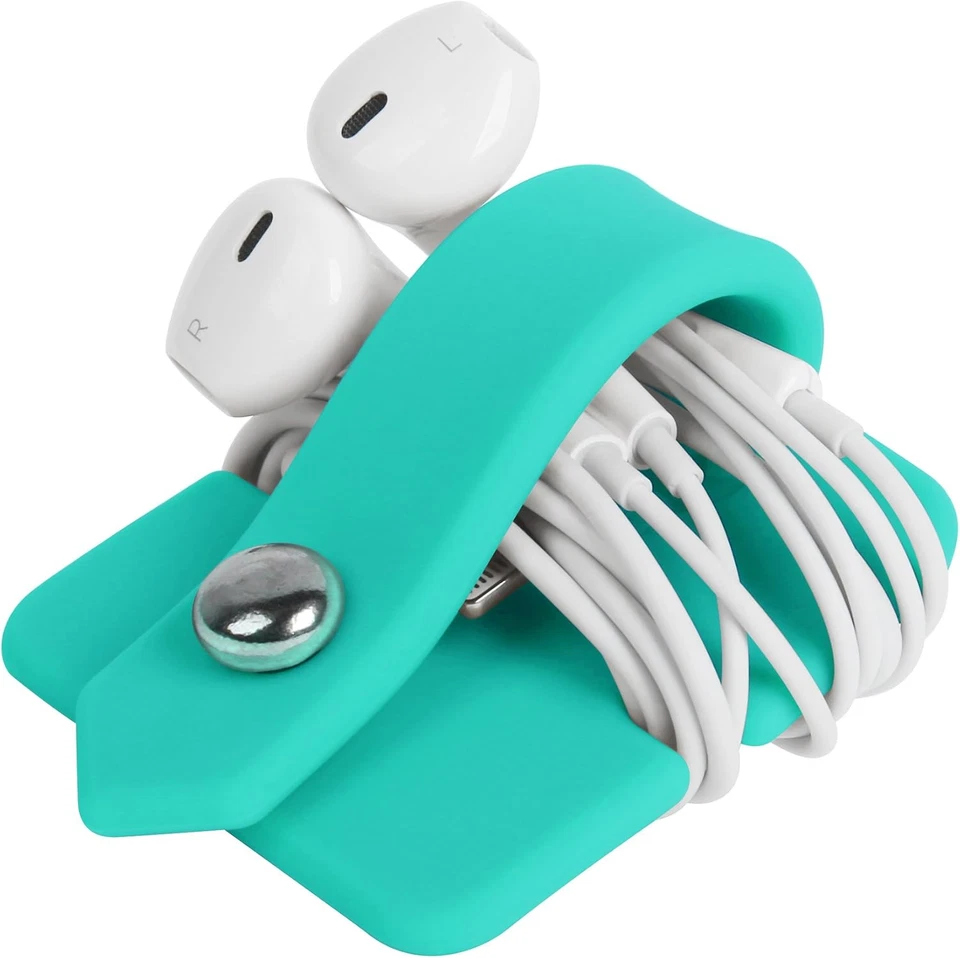 Organizador de cable Soporte para auriculares Envoltura para auriculares Organizador Auriculares Auriculares Auriculares Foto 2 de 4