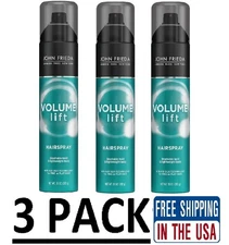 (3 PACK) John Frieda Volume Lift Hairspray for Fine or Flat  Hair, 10 oz (283 g)