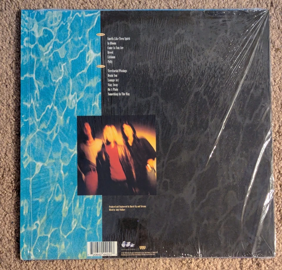 NIRVANA NEVERMIND VINYL LP 180g AUDIOPHILE PALLAS 2013  - Image 2 of 4
