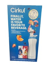 Cirkul 22 Oz. Stainless Steel Water Bottle Starter Kit W/ 2 Flavored Cartridges
