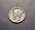 Choice Very Fine 1921-D Mercury Dime (semi-key date)