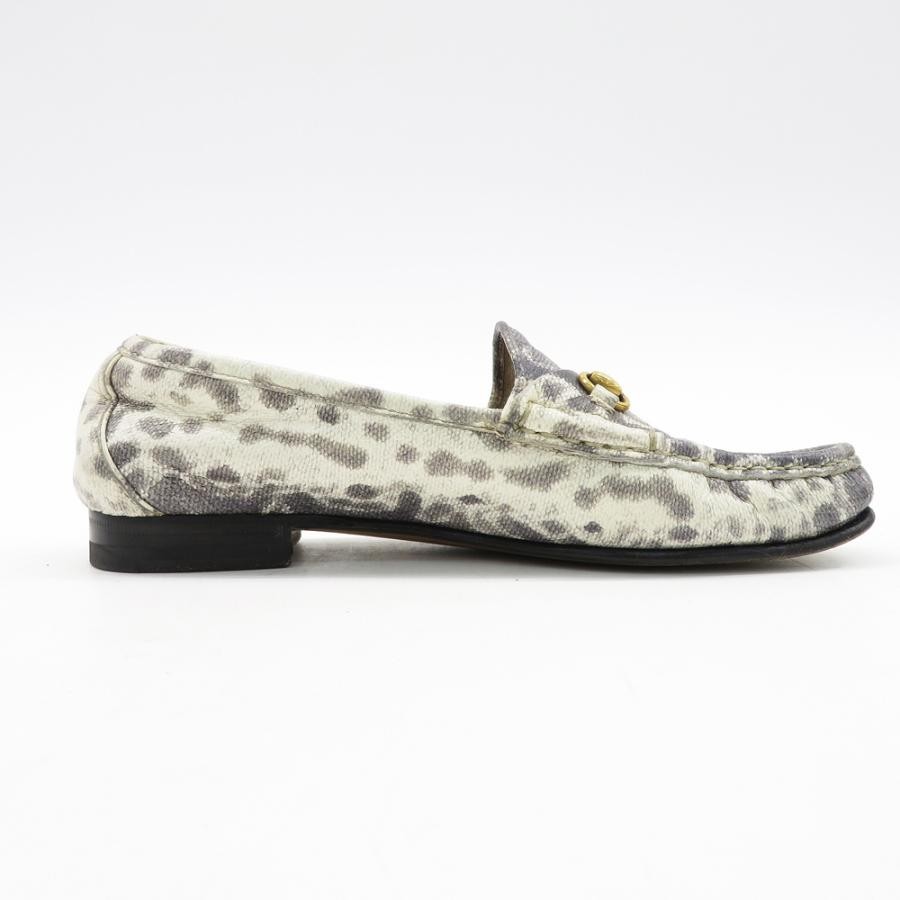 GUCCI Women's Bit Leather Loafers Dress Shoes Size:36.5/JP:23.5 141110K Authen thumbnail 5