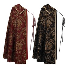 Men's Medieval Cape Costume Vintage Court Shoulder Cape Half Shawl Clothing