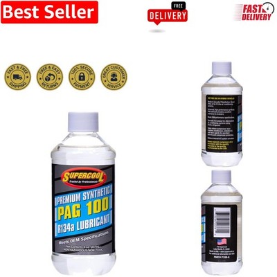 8oz PAG 100 Synthetic Oil for R134a Systems   Moisture Resistant & Efficient