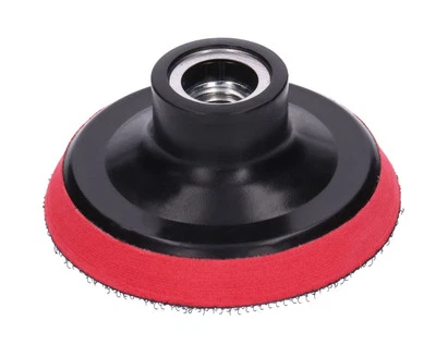 ITALKO Stützteller Klett 75mm Schleifteller Polierpad Polierscheibe M14 Gewinde Adapter