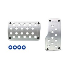 Razo Rp121a Super Grip Small Silver Automatic Transmission Pedal Set - Razo Rp121a Super Grip Small Silver Automatic Transmission Pedal Set -