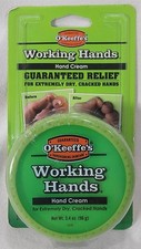 O Keeffe s Working Hands Hand Cream 3.4 oz Moisturizing Relief Dry Cracked Skin