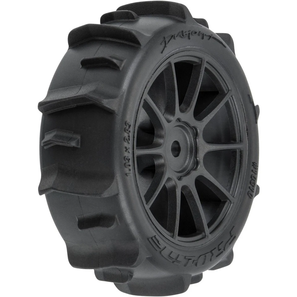 Pro-Line 1031010 Dumont F/R Tires Mounted 12mm Hex Black Mach 10 4 for Arrma - Image 2 of 2