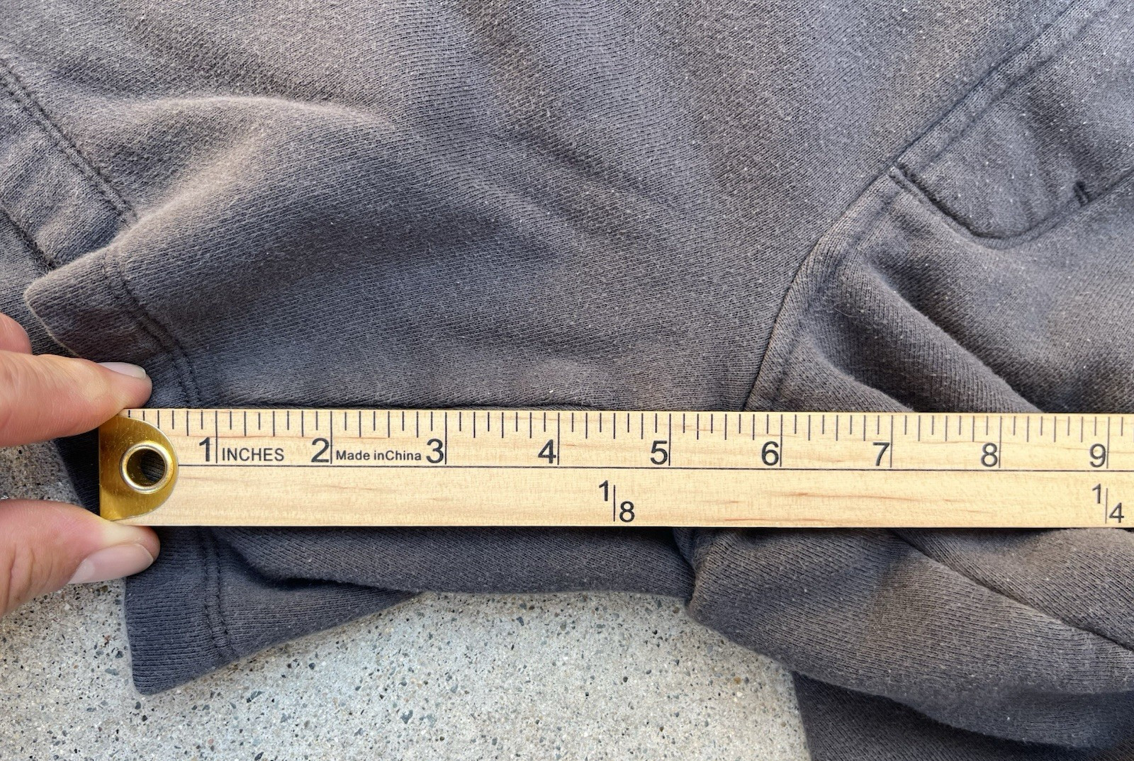 Men's Outerknown Shorts Gray Solid Stretch S Gym … - image 15