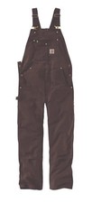 Carhartt Iconic R01 Duck Bib Overall - Dark Brown NWT 52x32